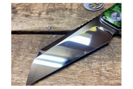 カスタムナイフ レイ 深海（青／緑）