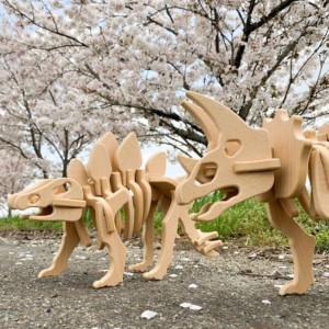 パズル 恐竜 ステゴサウルス Mサイズ 立体 パズル