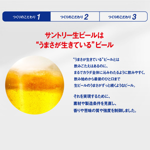 定期便 2か月 サントリー生ビール　350ml缶　24本入 ビール サントリー※沖縄・離島配送不可 【 お酒 プレゼント 贈り物 お歳暮 お年賀 】