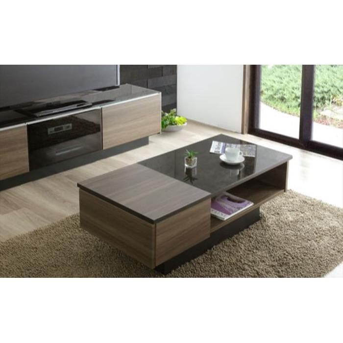 【ふるさと納税】GTセンターテーブル ブラック | ローテーブル 収納 北欧 アンティーク ウッド 天然木 無垢材 高さ40cm 幅120 木製 横長 ダイニング リビング テーブル 机 勉強机 家具 インテリア 大川家具 大川 おしゃれ 国産 日本製 ふるさと 納税 ふるさと納税 ガラス