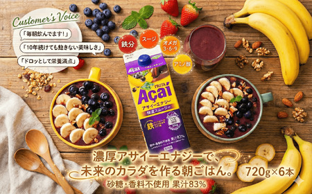 フルッタアサイーエナジー720ｇｘ6本