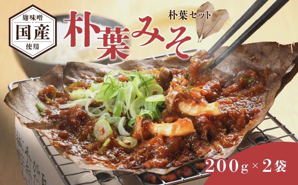 
                  朴葉味噌 200g×2  ホオバ ほおば味噌 ミソ みそ下呂市 馬瀬
                