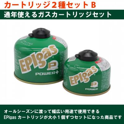 ふるさと納税 川口市 EPIgas カートリッジ 2種セットB【230パワープラス1個+110パワー1個】
