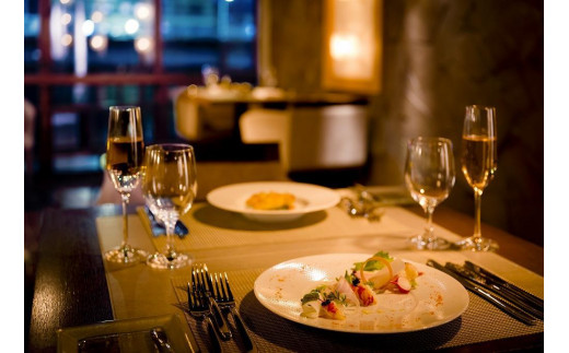 【鮒鶴京都鴨川リゾート】レストラン〈ルアン〉ディナーペアチケット