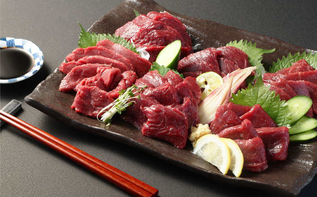 【フジチク ふじ馬刺し】馬刺し食べ比べ盛り合わせ（3〜4人前）