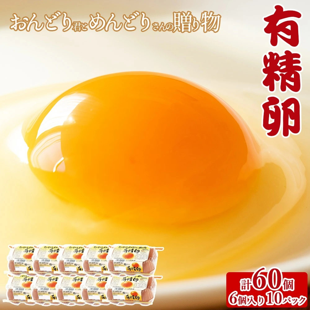 
            【ふるさと納税】おんどり君とめんどりさんの贈り物(6個入り×10P　計60個) 秋 旬
          