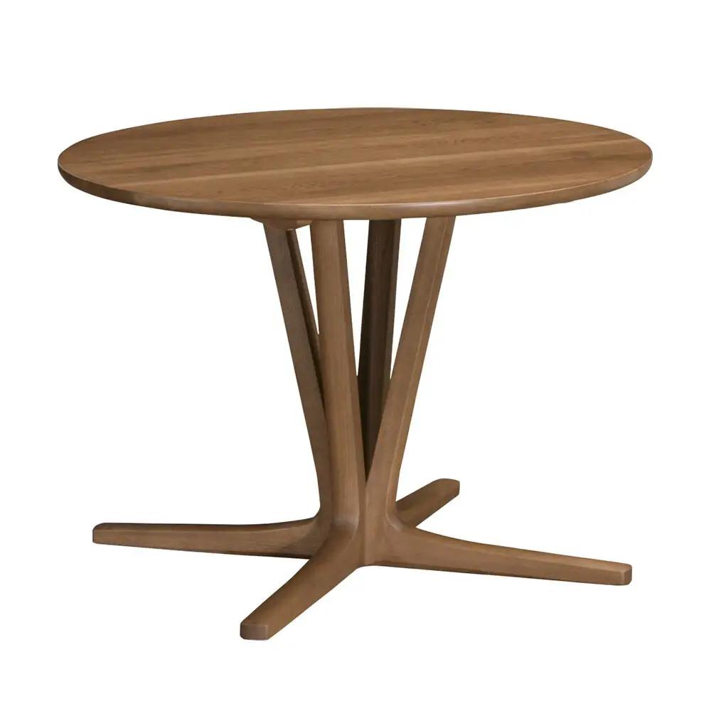 カリモク家具 ダイニングテーブル／DW3901（丸1000×1000）【選べるカラー：ピュアオーク／スモークドオーク／モルトブラウン／モカブラウン】国産 オーク材