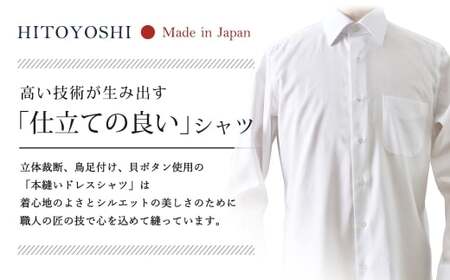 HITOYOSHI テックシャツ 長袖 ストライプ セミワイド 1枚 M （39-84）