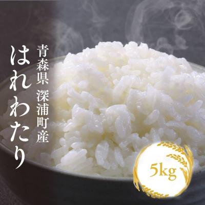 ふるさと納税 深浦町 青森ブランド米 はれわたり5kg 白米