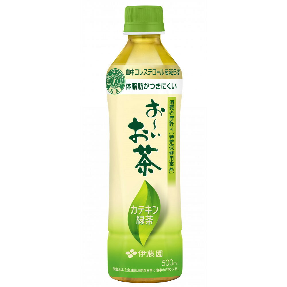 【ふるさと納税】お～いお茶 カテキン緑茶500ml×24本セット【特定保健用食品】 | おーいお茶 日本茶 お茶 ペットボトル 飲料 ソフトドリンク 伊藤園 ITOEN 静岡のお茶 日本のお茶 緑茶 国産茶葉 香り 人気 おすすめ 送料無料