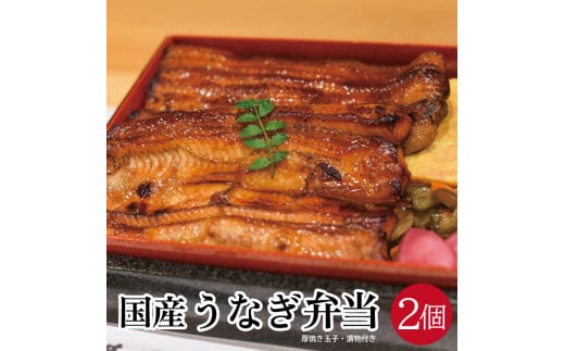 国産うなぎ弁当　1人前×2個 SD0065