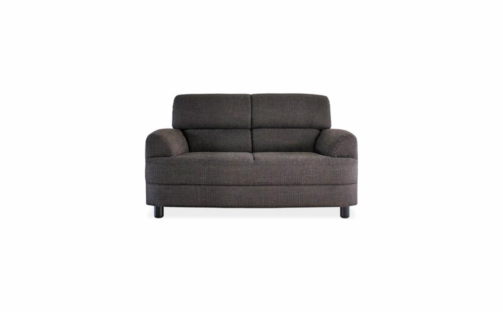 旭川家具　宮田産業　オリビア２人掛けソファ　ブラック