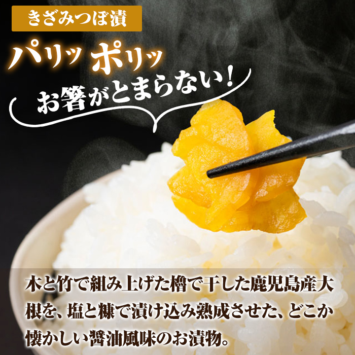 K-143 桜島大根みそ漬とつぼ漬セット (合計1890g・8P)【財宝】