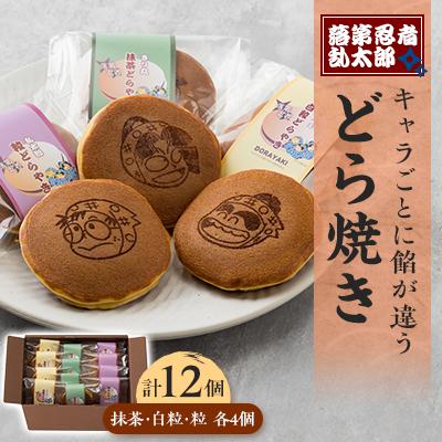 ふるさと納税 尼崎市 「落第忍者乱太郎」どら焼き 12個入り(3種類)