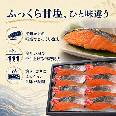 ふるさと納税 佐渡市 【佐渡産】ふっくら銀鮭 切り身 <8切> 甘塩仕立て　農林水産大臣賞受賞(SAD50) |  | 01