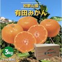 【ふるさと納税】和歌山県産　有田みかん　3kg　秀品 | 和歌山県 印南町 和歌山 返礼品 支援 楽天ふるさと 納税 フルーツ 果物 くだもの 有田ミカン みかん ミカン 蜜柑 柑橘 柑橘類 ありだみかん ありたみかん 3キロ かんきつ お取り寄せグルメ 取り寄せ グルメ 特産品 秀