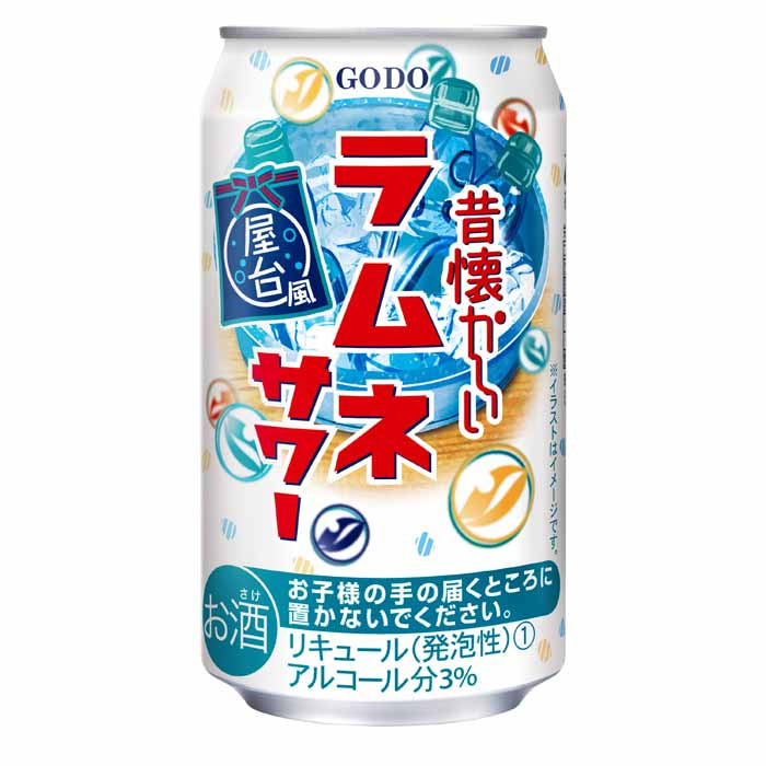 
FQ044【合同酒精】昔懐かしいラムネサワー 350ml×24本
