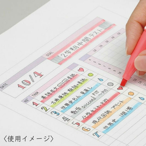蛍光ペン フリクション ナチュラル 6色 5P 蛍光ペン