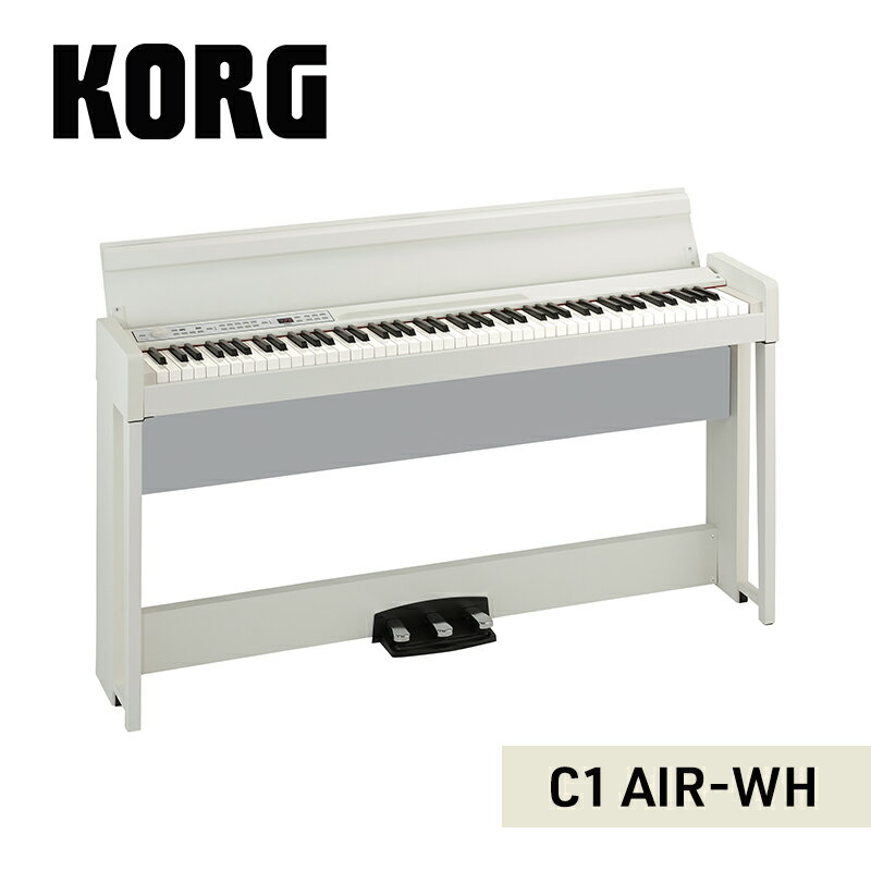【ふるさと納税】C1 AIR-WH　ピアノ 電子ピアノ デジタルピアノ 電子楽器 日本製 RH3鍵盤 Bluetooth対応 88鍵盤 ホワイト
