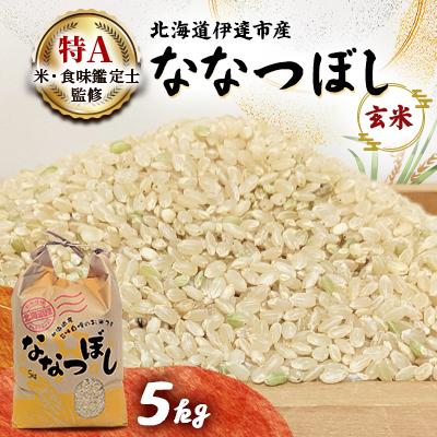ふるさと納税 伊達市 【先行受付】【令和7年産】北海道伊達市産ななつぼし　玄米5kg