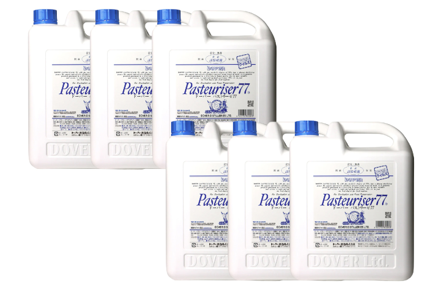 【定期便 全6回】ドーバー パストリーゼ77 5L×1本×6回 合計30L＜ポリ容器＞2ヶ月に1回お届け [ドーバー酒造 兵庫県 三田市 3d28bae160011] 除菌 防カビ 防臭 保湿 食品保