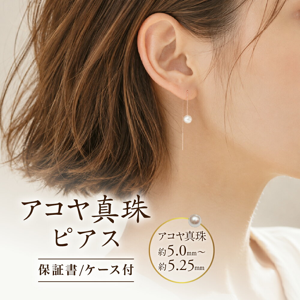 【ふるさと納税】35-01アコヤ真珠ピアス