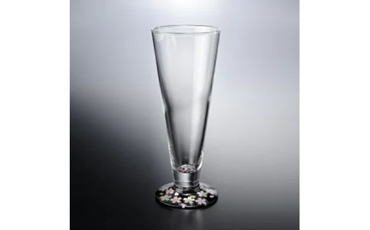 
                  【選べるカラ―】みよし漆器本舗 紀州塗りビールグラス ぬりもん de Verre 蒔絵 桜 285ml
                