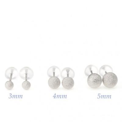 ふるさと納税 笛吹市 プラチナ　フラッシュボールピアス　3ミリ　E315-P |  | 01