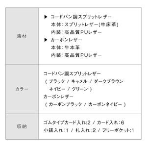 長財布 メンズ カーボンブラック MURA｜長財布