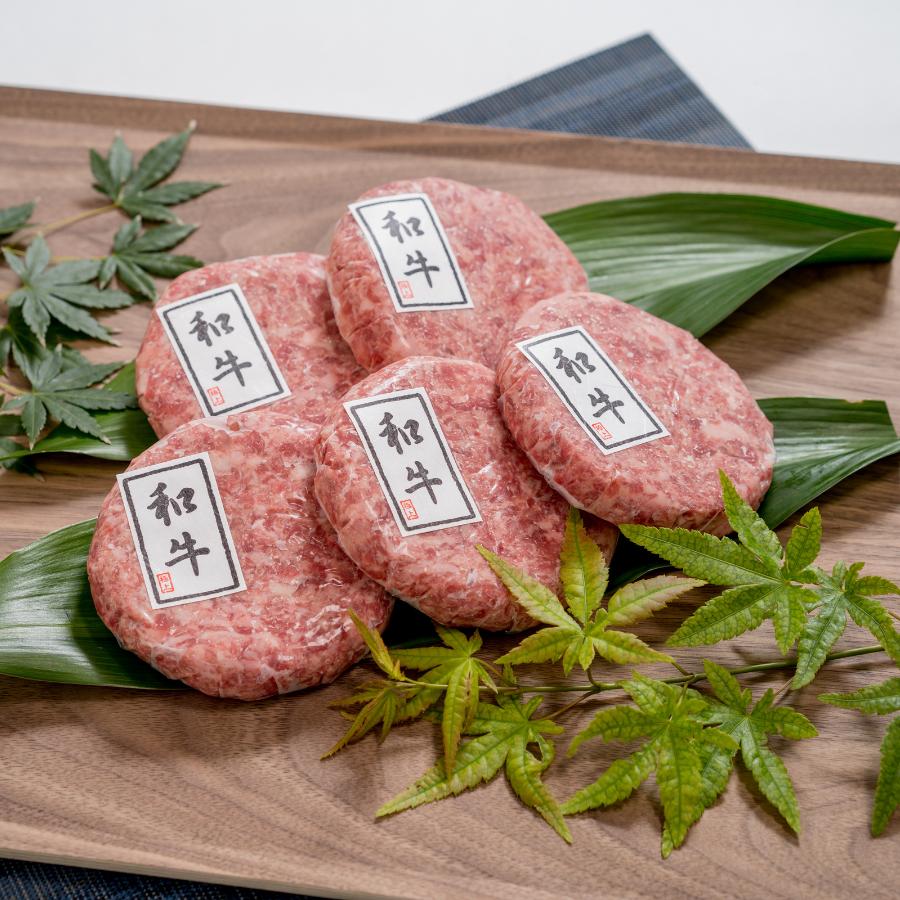 ＜ABCフーズサービス＞A5ランク「国産黒毛和牛」ハンバーグ140gx5（計700g）