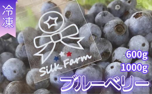 
                  シルクファーム産　冷凍ブルーベリー　600ｇ or 1000ｇ
                