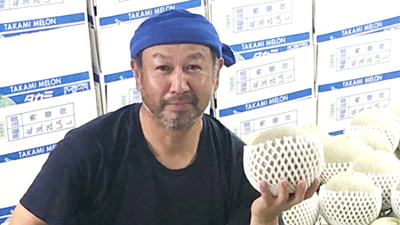 【先行予約】メロン タカミメロン 秀品 2玉 約3.5kg 八千代町産