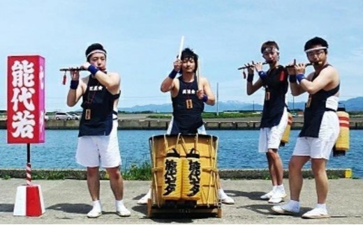 
能代七夕ばやし演奏
