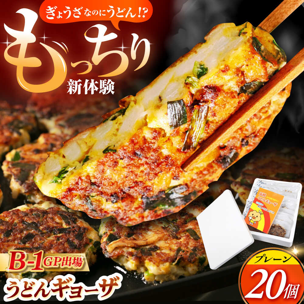 【ふるさと納税】 高槻うどんギョーザふるさとギフト【プレーン20個】 餃子 ぎょうざ ギョーザ うどん 焼きうどん ご当地 ご当地餃子 おかず 中華 中華料理 大阪府高槻市/高槻うどんギョーザの会 [AOAU001]