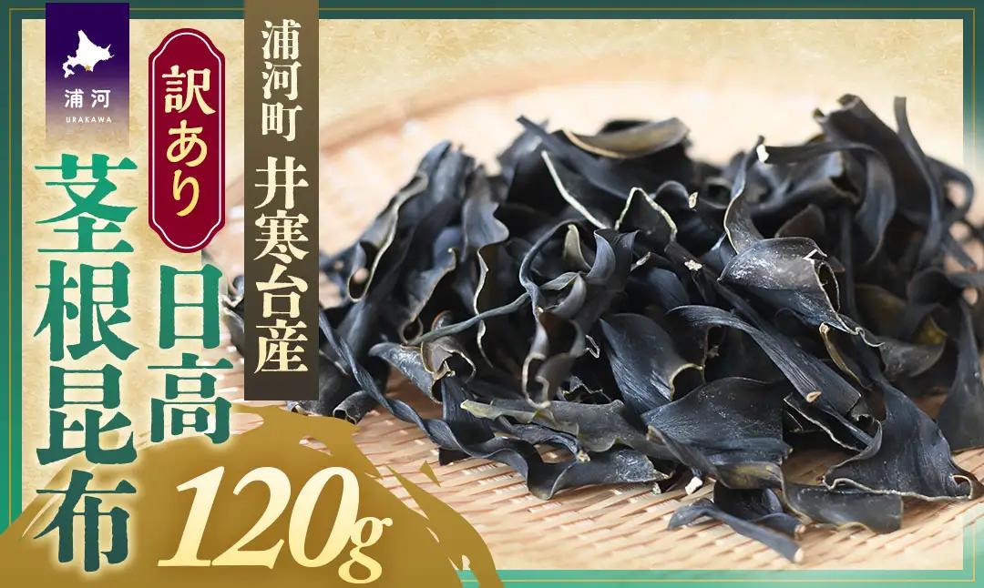 【訳あり】特上浜 井寒台産「日高茎根昆布」120g[53-1627]