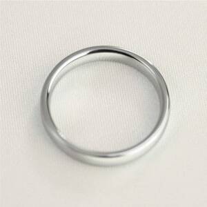 純チタン甲丸リング(幅3mm)14号【1642921】