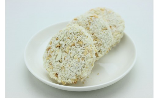 ・スイーツコロッケは円型で、中はしっとり。