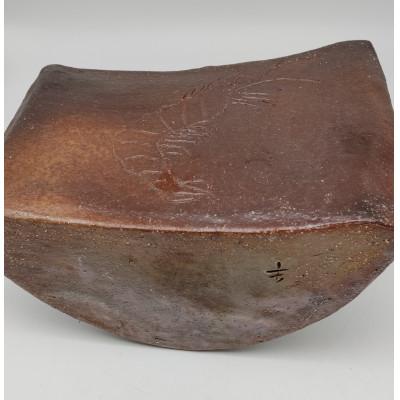 ふるさと納税 備前市 備前焼扁壺(登り窯)桐箱入り |  | 03