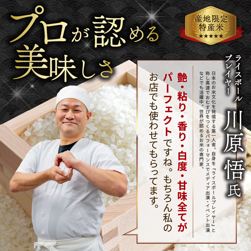 【R７年産米】【3ヵ月定期便】東川米 ゆめぴりか「無洗米」 5kg（2026年3月下旬より発送予定）