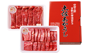 土佐あかうし　すき焼き＆焼肉チョイス すき焼き250g×2個