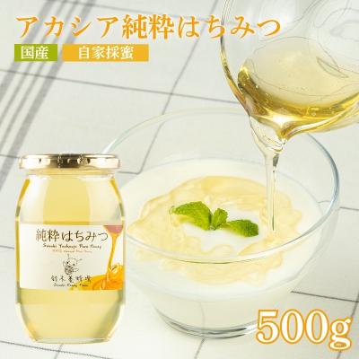 ふるさと納税 福島市 アカシア純粋はちみつ500gNo.0079