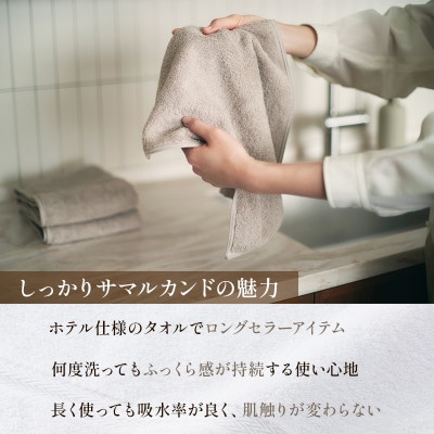 (今治タオル)しっかりサマルカンドフェイスタオル 2枚 ブルー【IA05290FT2BL】【1610105】
