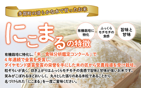 【期間限定】【令和6年産】特別栽培米にこまる（計10kg）多賀のお米