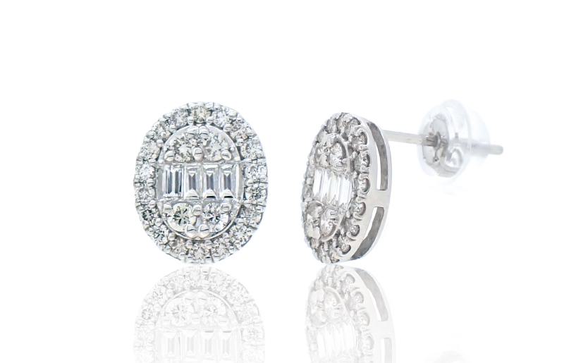 ARC-EN-CIEL プラチナ ダイヤピアス（計 0.5ct）【鑑別書付き ジュエリー プレゼント ギフト ファッション アクセサリー 贈り物 贈答 お祝い 記念日】 J020-3