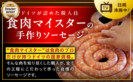 ドイツ食肉マイスターが作るソーセージアソート（S） | ソーセージ 生ソーセージ 手作り 国産 お取り寄せ ギフト 粗挽き おつまみ キャンプ BBQ お弁当 チョリソー ハーブ フレッシュ ジューシ