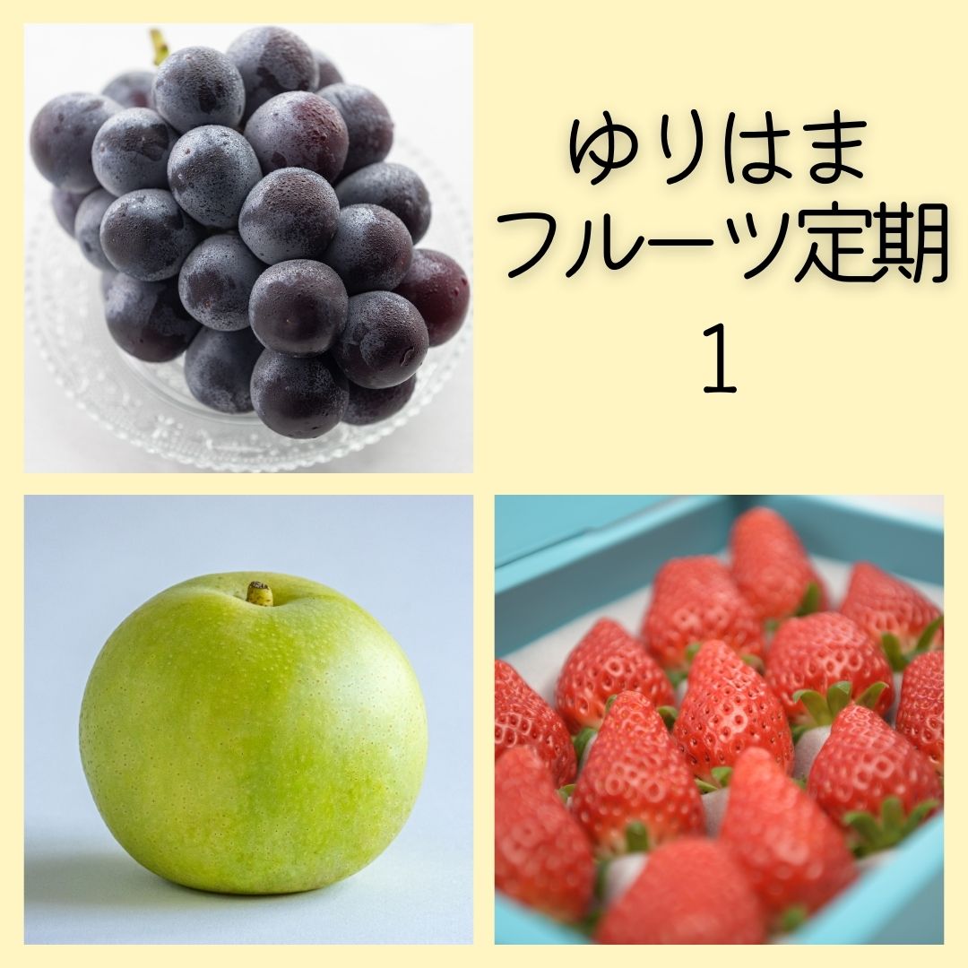 【ふるさと納税】フルーツ 定期便 3種 果物 鳥取県産 ゆりはま 1 | 35M