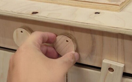 ひのきのままごとキッチン（組み立て式） 木製玩具 おもちゃ ギフト プレゼント 白川町 / 株式会社トーホー[AWAN002]