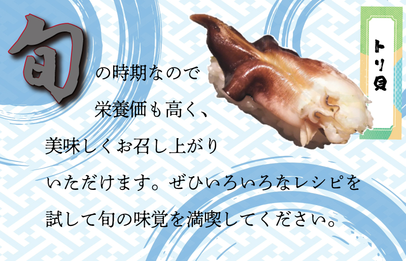 【期間限定】とりがいのひらき 旬 おすすめ 大サイズ とり貝 トリガイ 貝 鳥貝 急速冷凍 高タンパク 低脂肪 ヘルシー