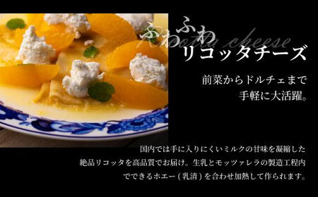 飛騨生乳100％ モッツァレラ2個 & リコッタ1個セット | セット チーズ 冷蔵 濃厚 低温殺菌 乳製品 おいしい 人気 チーズ工房トリデンテ LF013