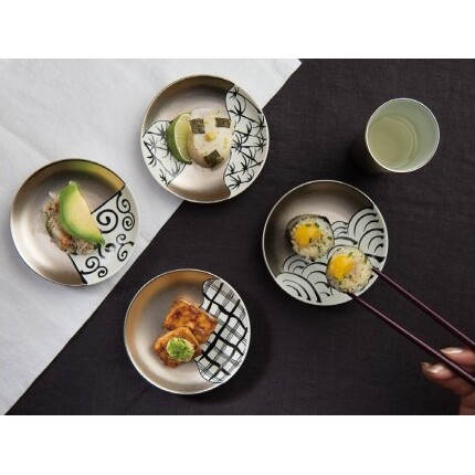 ARITA PORCELAIN LAB(アリタポーセリンラボ) 「繁栄」小皿4枚セット 有田焼 おめでたい 豆皿 A50-200_イメージ3
